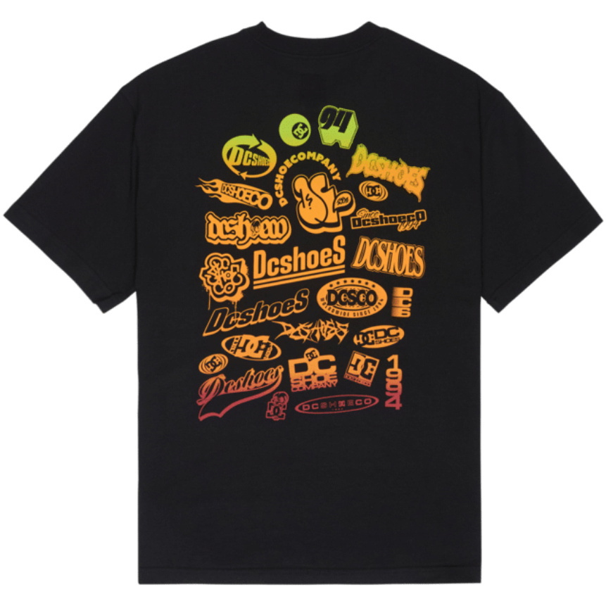2026 DC Shoes Mens Accumulaton T-Shirt EDYZT04477 - Black